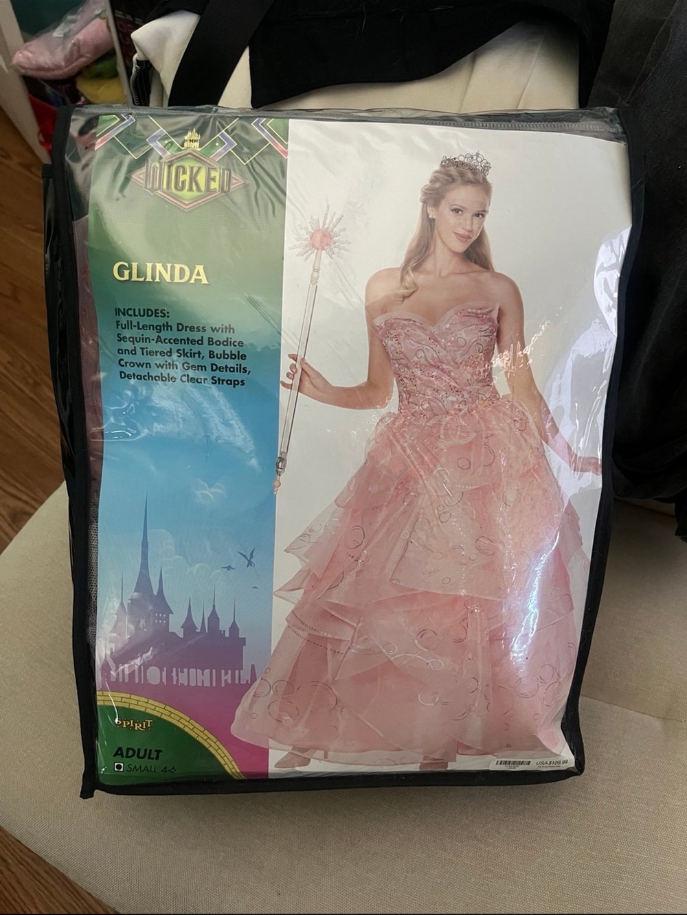 Wicked: Glinda Costume (NO CROWN/WAND)